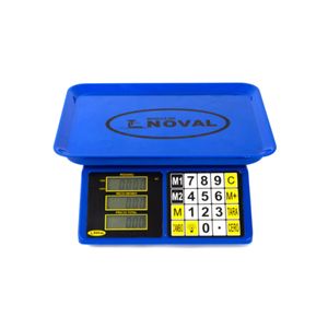 Báscula comercial Noval 20kg/2g noval azul ECO15