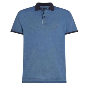 Playera polo para caballero Tommy Hilfiger azul mw0mw33596 dw5