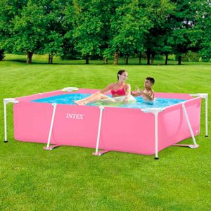 Alberca desmontable Intex rosa 28266np