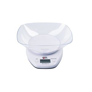 Báscula cocina cr 5kg/1g blanca EKS-003