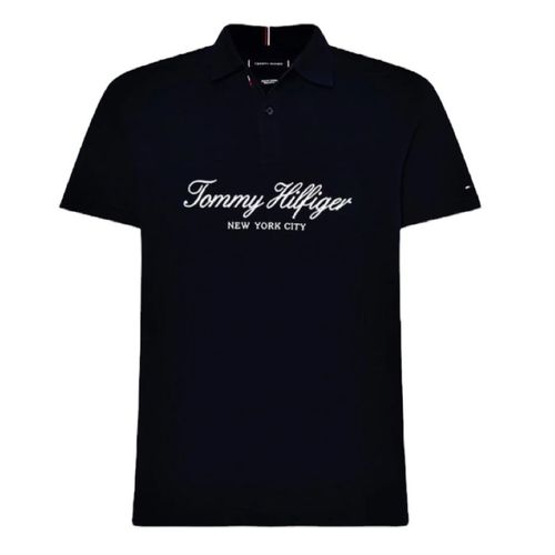 Playera Polo para Caballero Tommy Hilfiger Bordada Azul Marino 78J9450 410