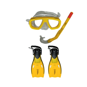 Juego de snorkel para niños National geographic talla 15-19 amarillo 3120