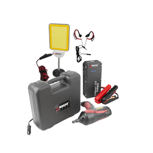 Kit de herramientas de coche Wagan tech Arrancador, luz, llave y audífonos mod. hmmr