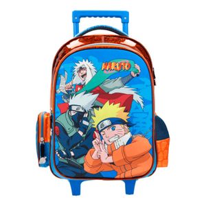 Mochila de ruedas para niño Naruto Shippuden multicolor ntc028-bp141t