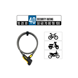 Candado con cadena para bicicleta Onguard 5 llaves incluidas 120 cm x 5 mm mod.8039