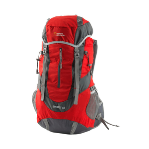 Mochila de viaje National geographic senderismo repelente al agua 55 lts rojo  mod.mng255