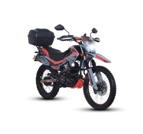 Motocicleta Doble Propósito Vento Gris 2025 CROSSMAX 220