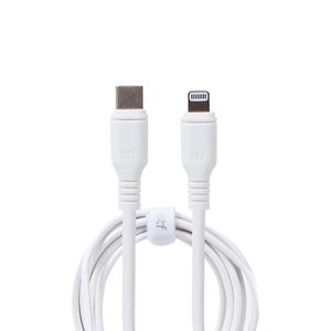 Cable de datos usb c a lightning Stuffactory blanco st-a36878 27w
