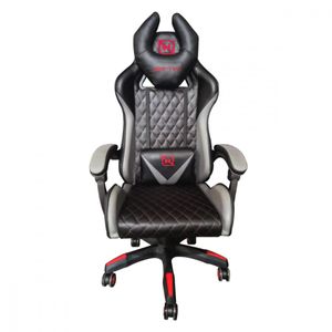Silla gamer Necnon gris/rojo nsg-01