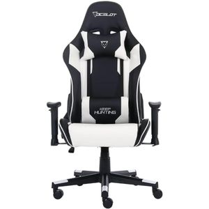 Silla gamer Ocelot gaming negro/blanco osb-04