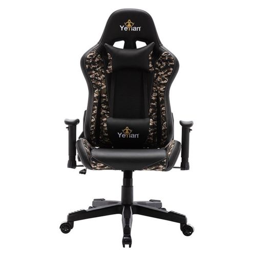 Silla Gamer Yeyian Negro/Amarillo Ryuji Desert Camouflage