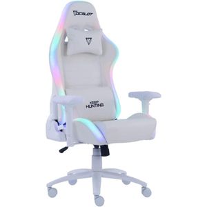 Silla gamer Ocelot gaming blanco orgb-white thundra