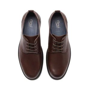 Zapato De Vestir Para Caballero Flexi Nogal 417005