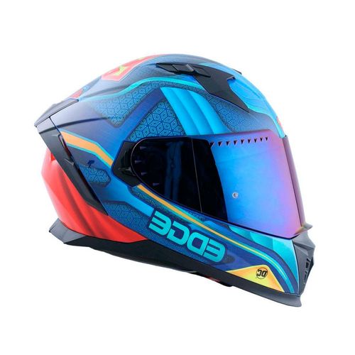 Casco Integral Superman L Edge Azul DC-S1.22.1.L