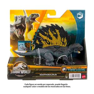 Figura de dinosaurio mordida de ataque Jurassic World multicolor hln63