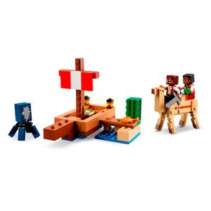 Set armable viaje en el barco pirata Lego multicolor 21259