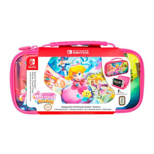 Estuche Para Switch Peach Showtime Nintendo Rosa PPST100