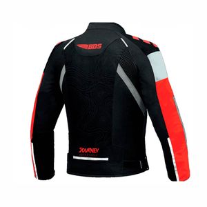 Chamarra de motociclista con protección  BDS negro boost l
