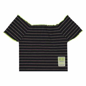 Blusa casual para jovencita Gloss negro 31602
