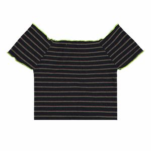 Blusa casual para jovencita Gloss negro 31602