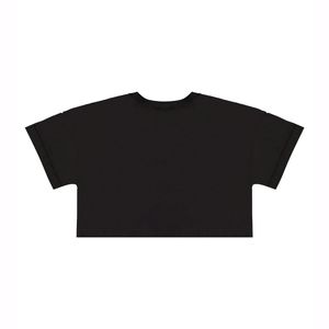 Playera casual para jovencita Gloss negro 31651