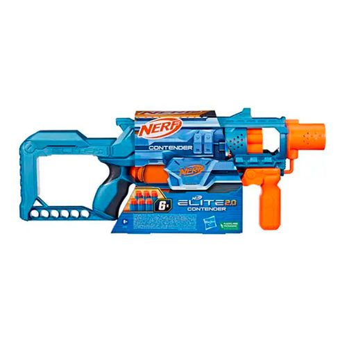 Pistola Lanza Dardos Contender Nerf Multicolor F6787