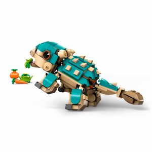 Set bumpy bebé ankylosaurus armable Lego multicolor 76962