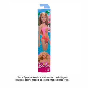 Muñeca con traje de baño Barbie multicolor dwj99