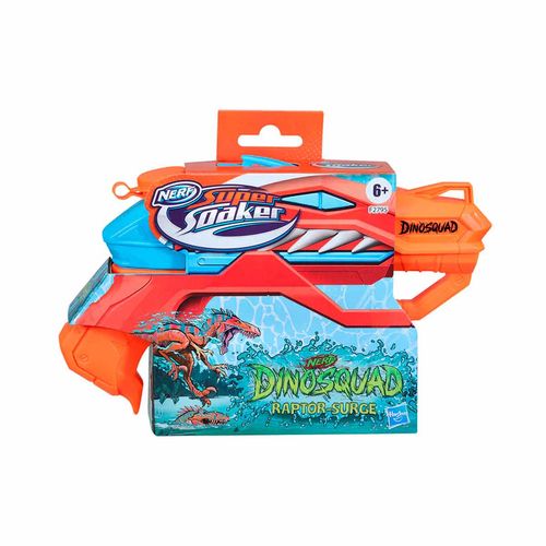 Pistola Para Agua Dinosquad Raptor Hasbro Multicolor F2795