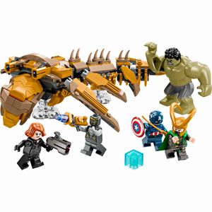 Set vengadores vs leviatan armable Lego multicolor 76290
