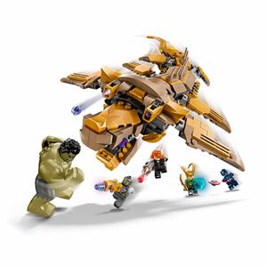 Set vengadores vs leviatan armable Lego multicolor 76290